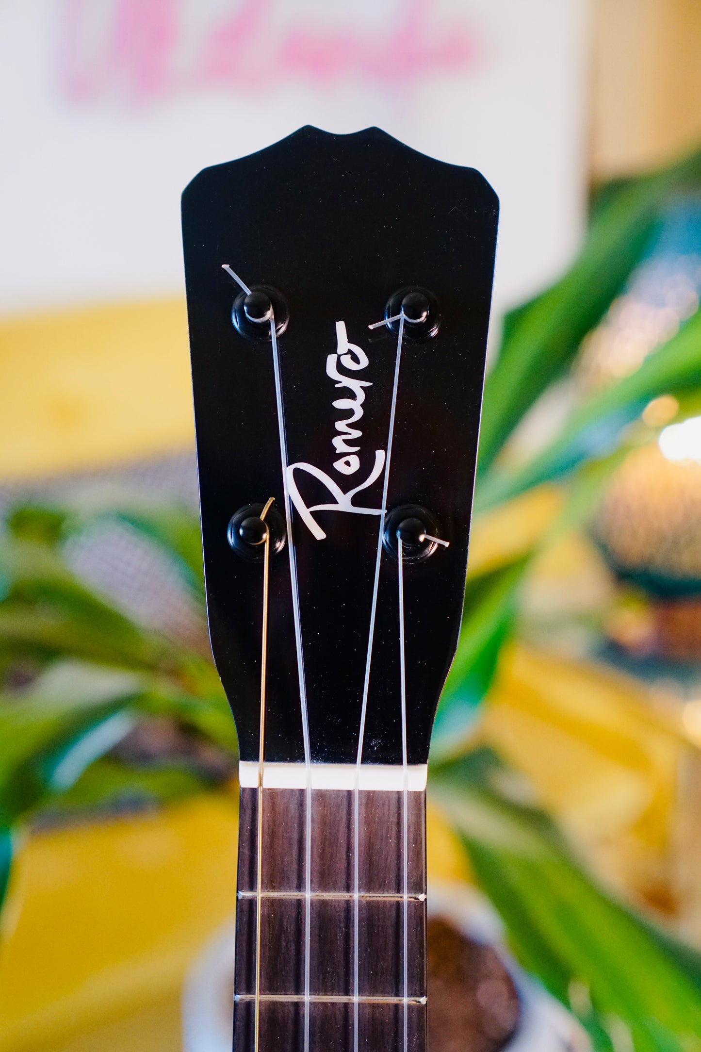 One-of-a-Kind Solid Mango Wood Signature Romero Tenor Ukulele Bundle