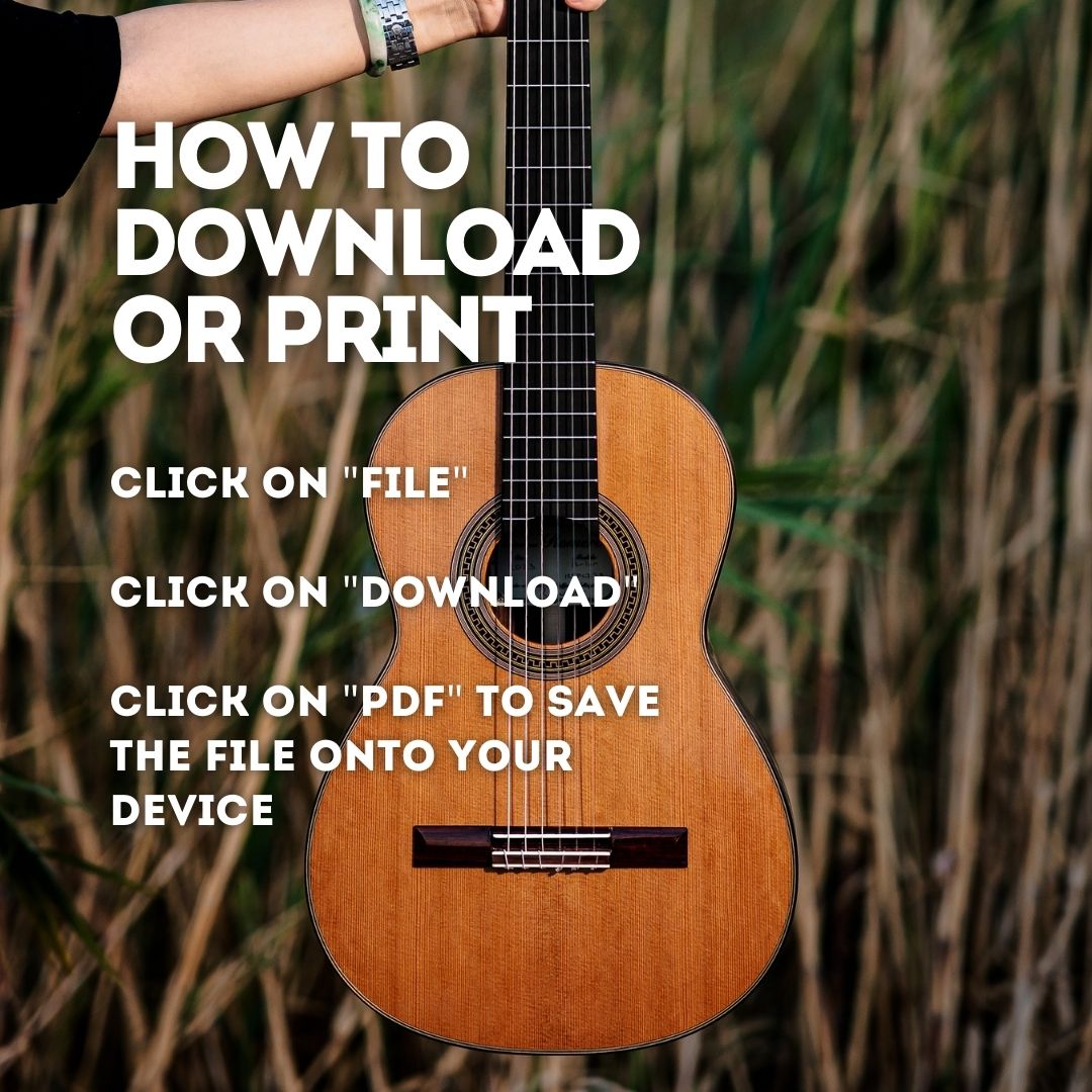 All Major Scales BUNDLE (Guitars and Ukuleles) PDF Instant Download
