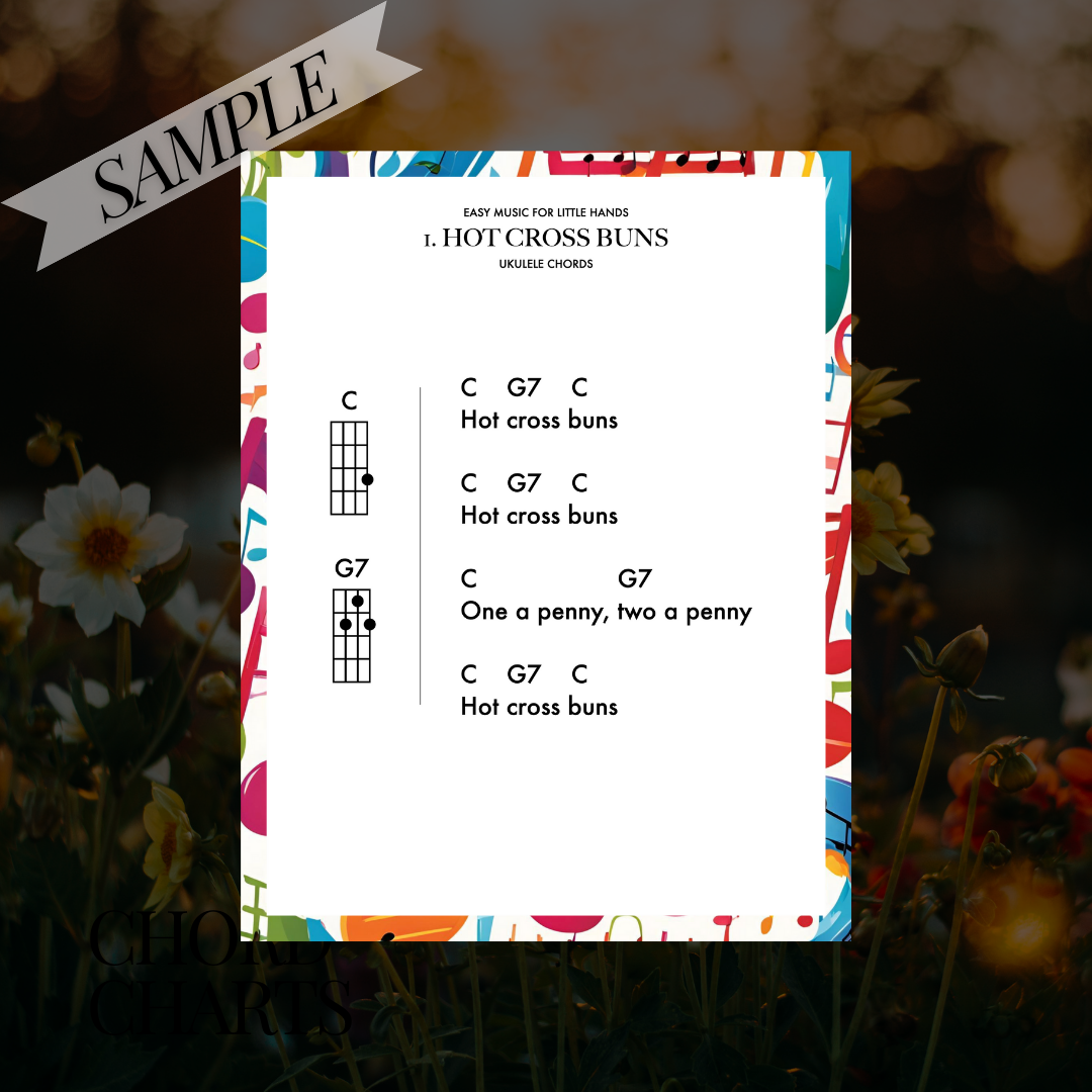 20 Easy Songs for Kids to Sing, Strum & Play: UKULELE Chord Songbook PDF 🎶✨