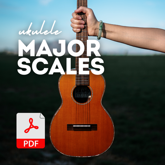 All Major Scales for Ukulele PDF Instant Download