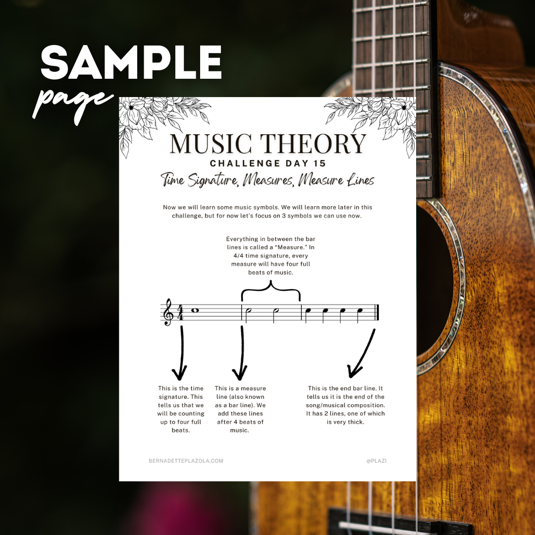 30 Day Music Theory Challenge PDF