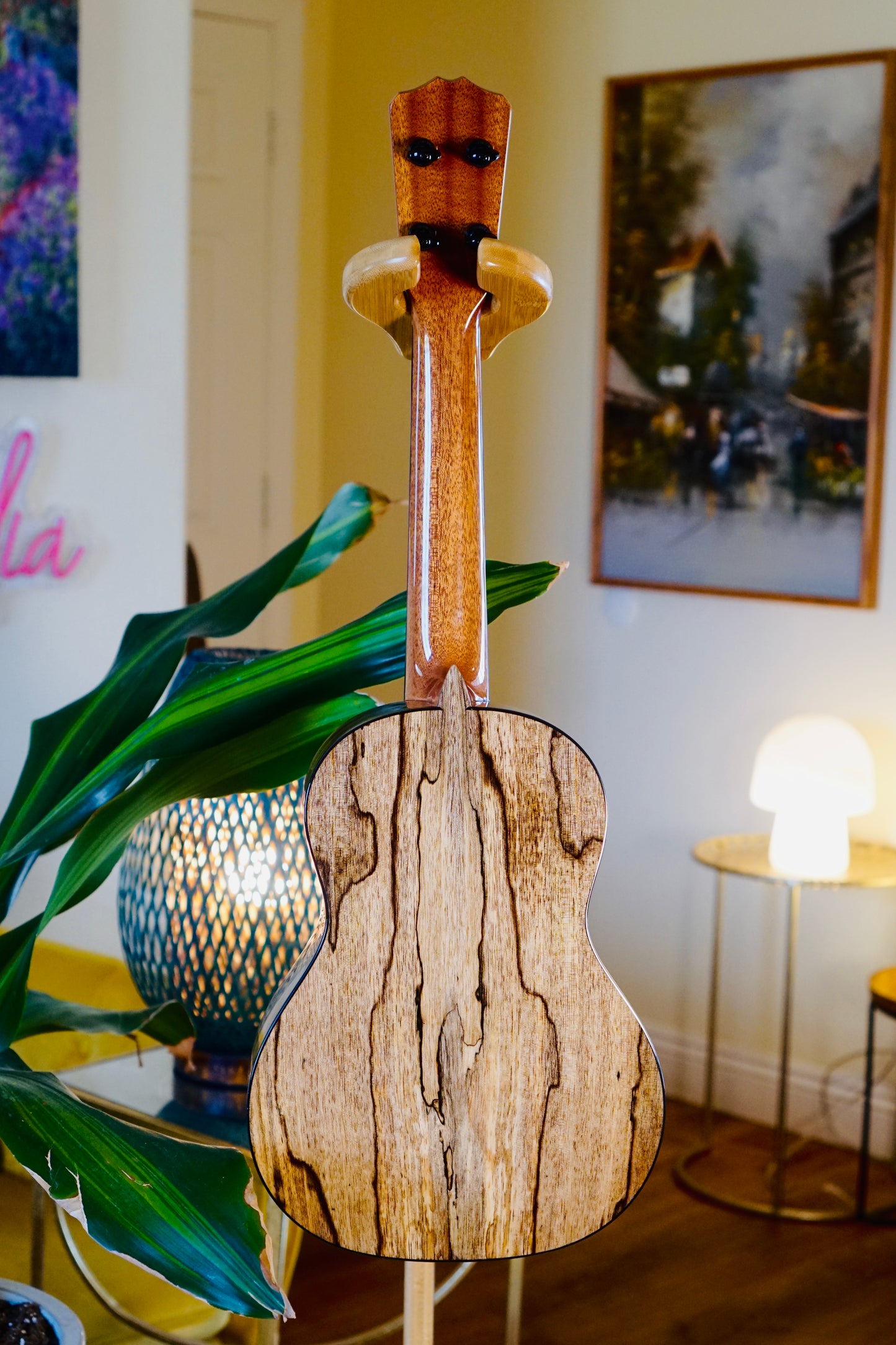 One-of-a-Kind Solid Mango Wood Signature Romero Tenor Ukulele Bundle