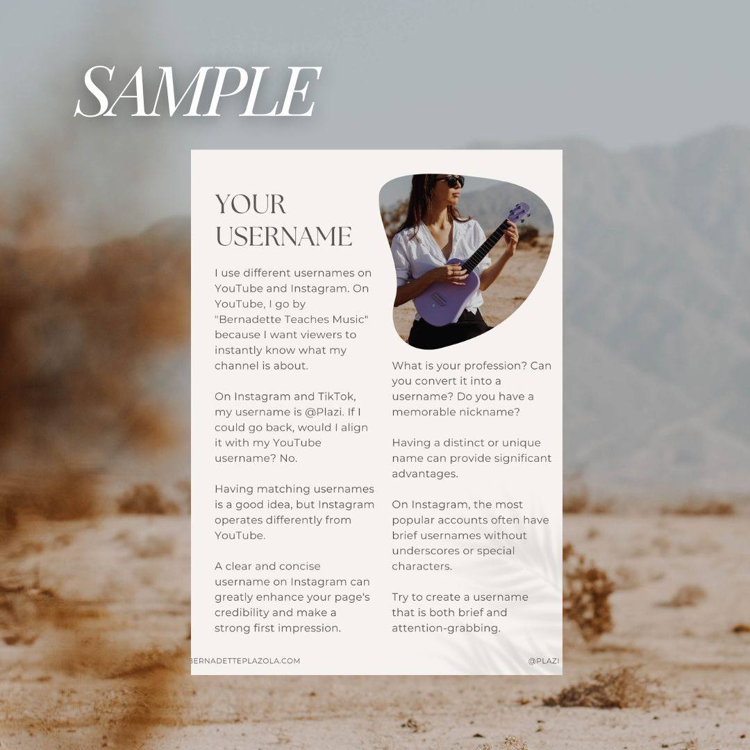 Instagram Growth Guidebook (Ebook) Instant Download