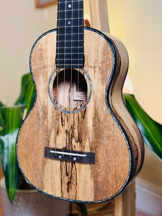 One-of-a-Kind Solid Mango Wood Signature Romero Tenor Ukulele Bundle