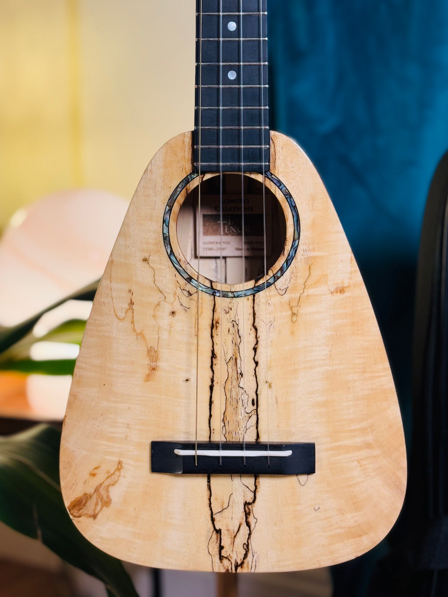 Romero Creations: Daniel Ho Tiny Tenor | Low G Solid Mango Wood Ukulele Bundle + Complimentary Shipping