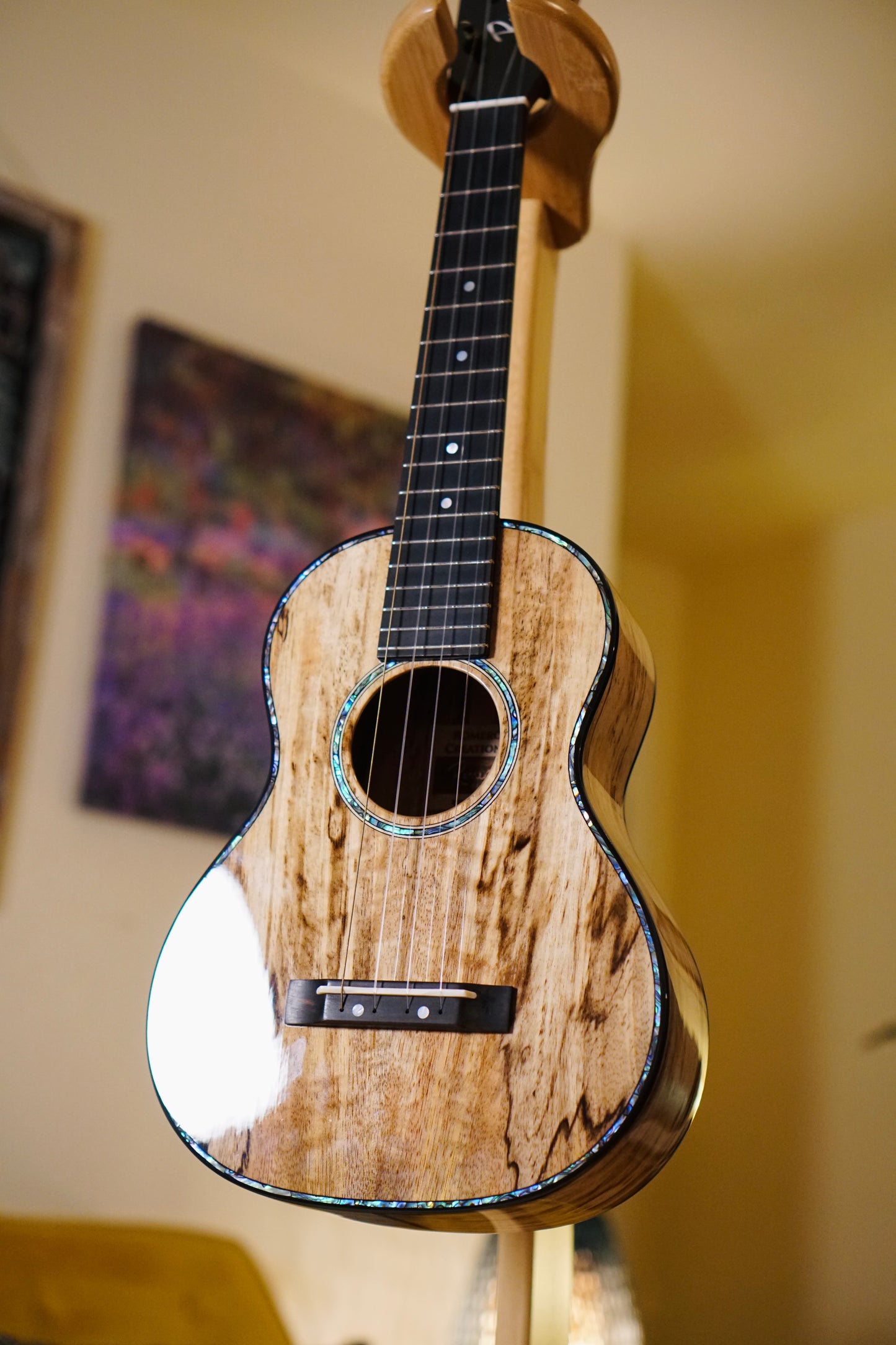 One-of-a-Kind Solid Mango Wood Signature Romero Tenor Ukulele Bundle