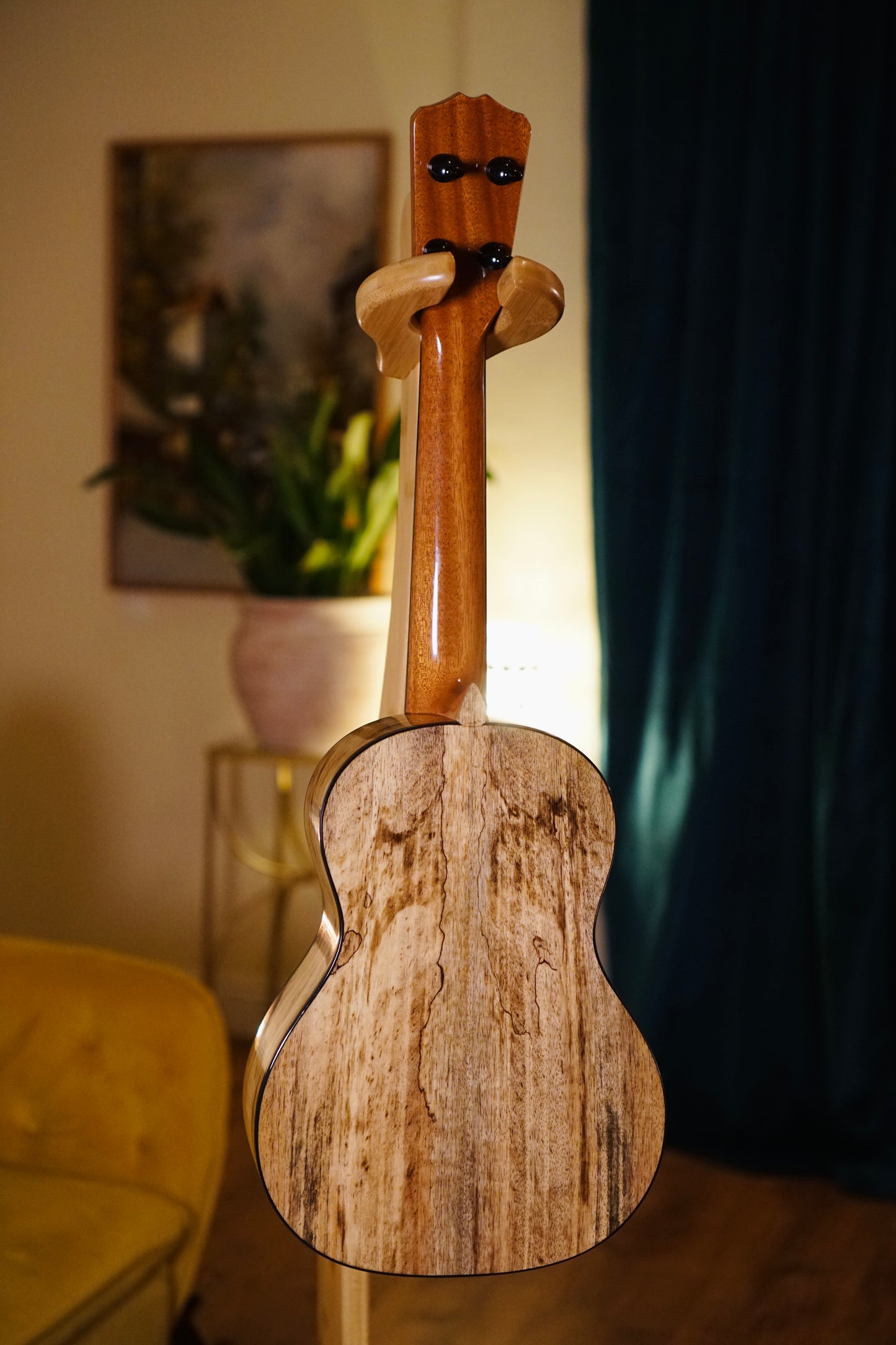 One-of-a-Kind Solid Mango Wood Signature Romero Tenor Ukulele Bundle