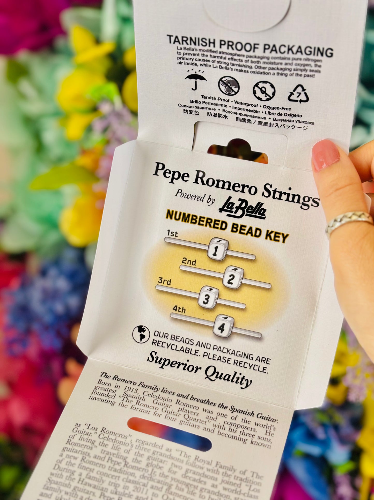 Pepe Romero Ukulele Strings – Soprano/Concert Set (Fluorocarbon, Low G)