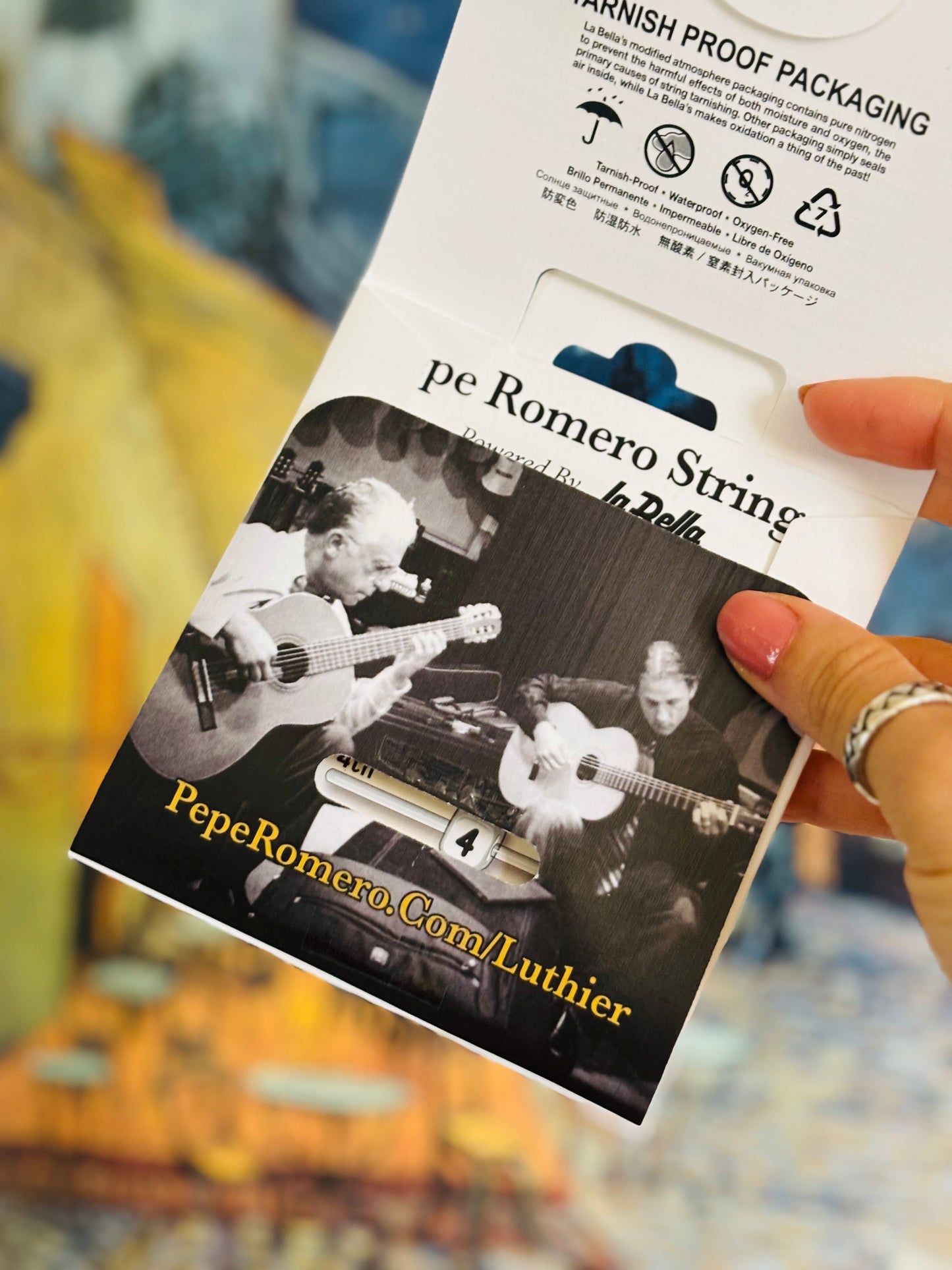 Pepe Romero Ukulele Strings – Tenor Set (Fluorocarbon, Low G)