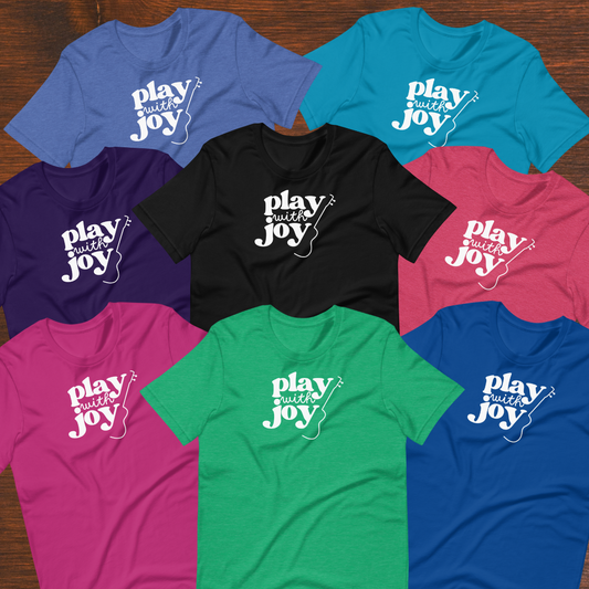 Play With Joy – Ukulele T-Shirt