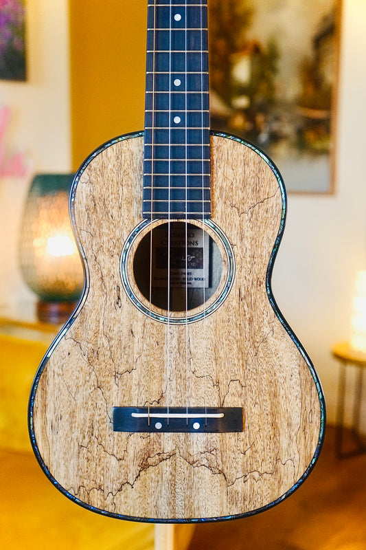 One-of-a-Kind Solid Mango Wood Signature Romero Tenor Ukulele Bundle
