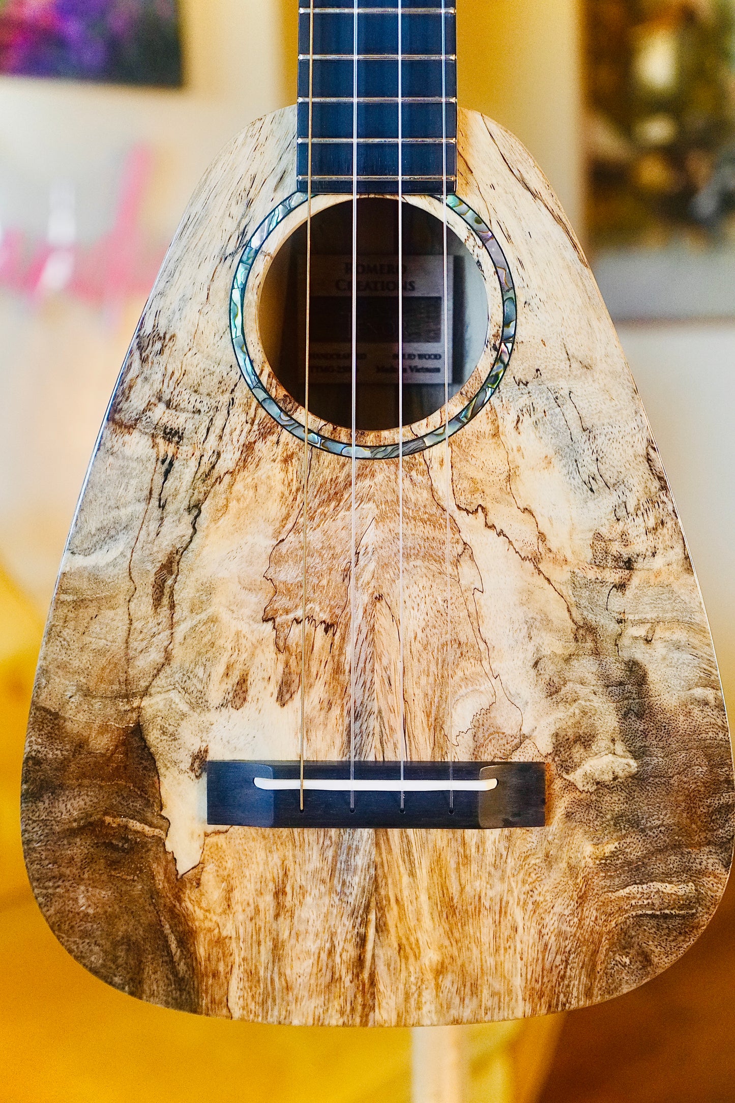 Romero Creations: Daniel Ho Tiny Tenor | Low G Solid Mango Wood Ukulele Bundle + Complimentary Shipping