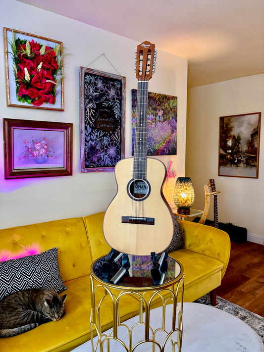 Ohana 8-String Baritone Ukulele + Deluxe Gig Bag Bundle