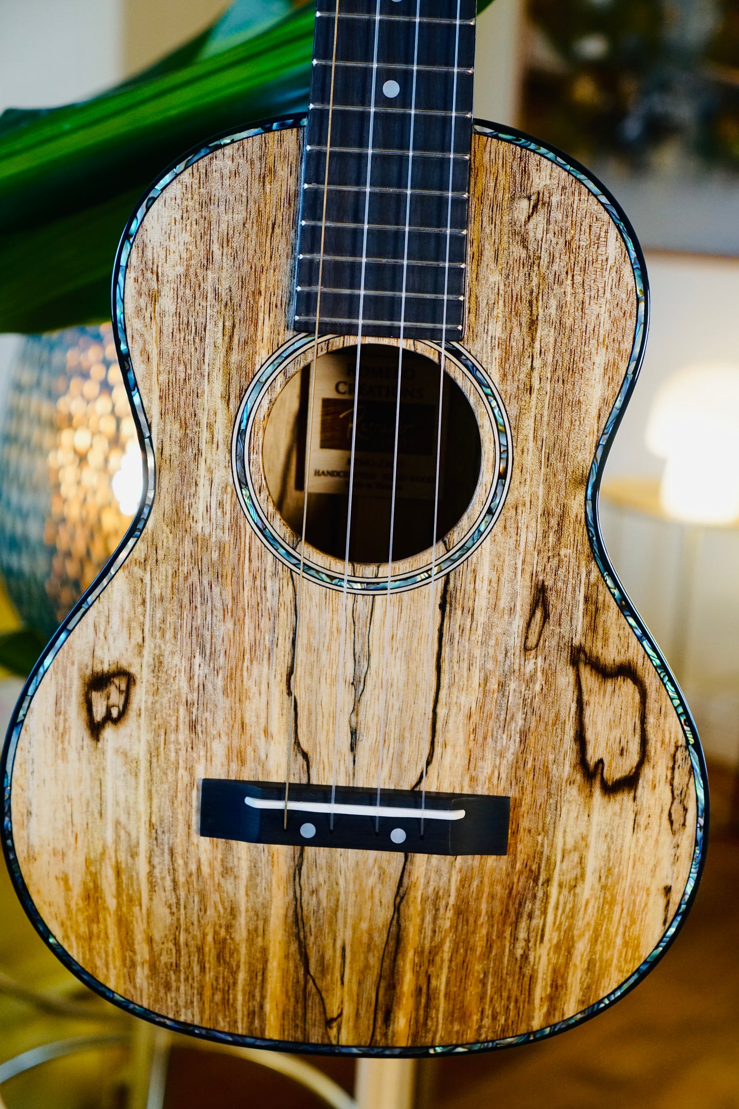 One-of-a-Kind Solid Mango Wood Signature Romero Tenor Ukulele Bundle