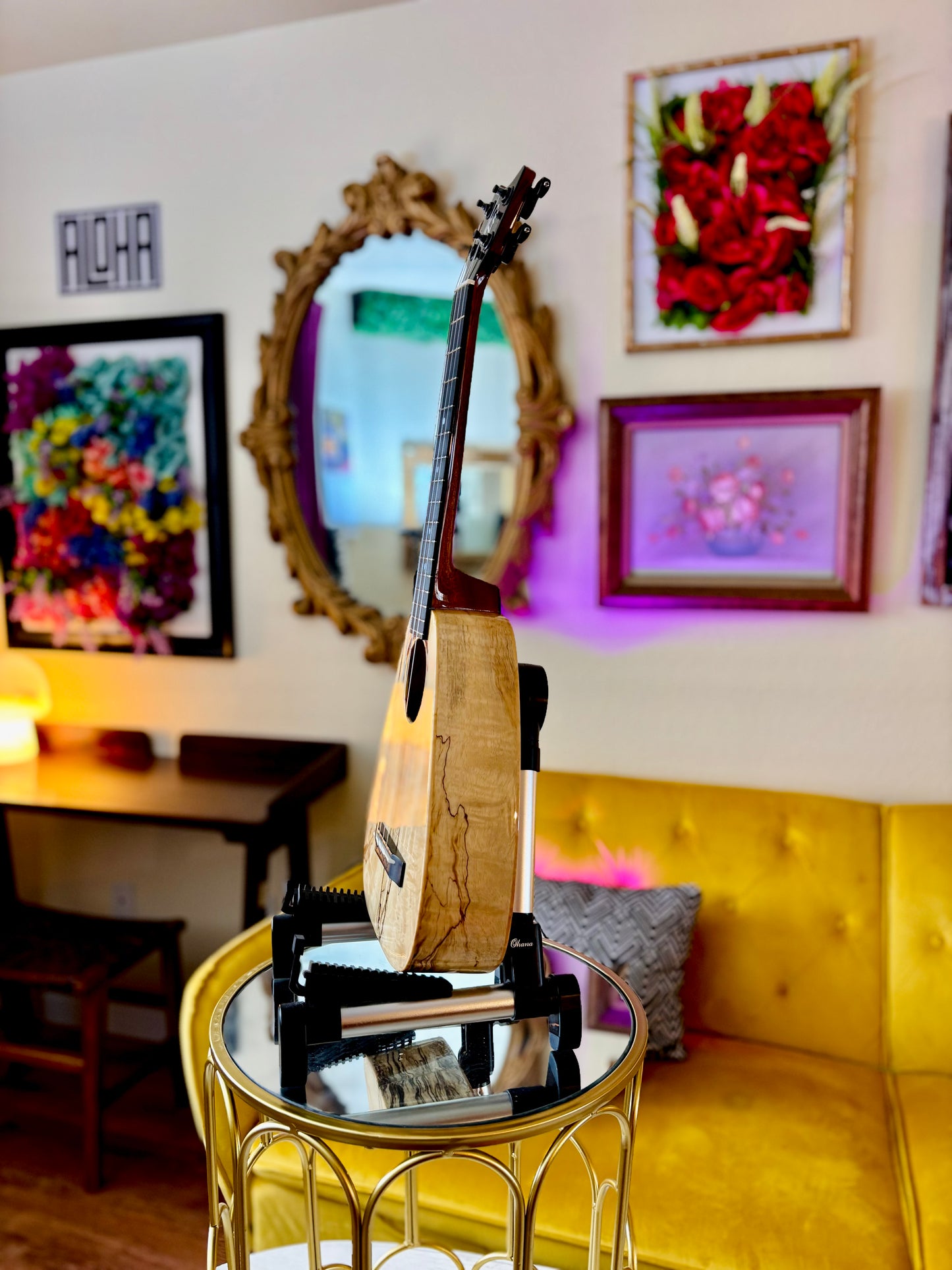 Romero Creations Daniel Ho Tiny Tenor – Solid Mango Low G Ukulele Bundle (Gig Bag + Humidifier + Free Shipping)