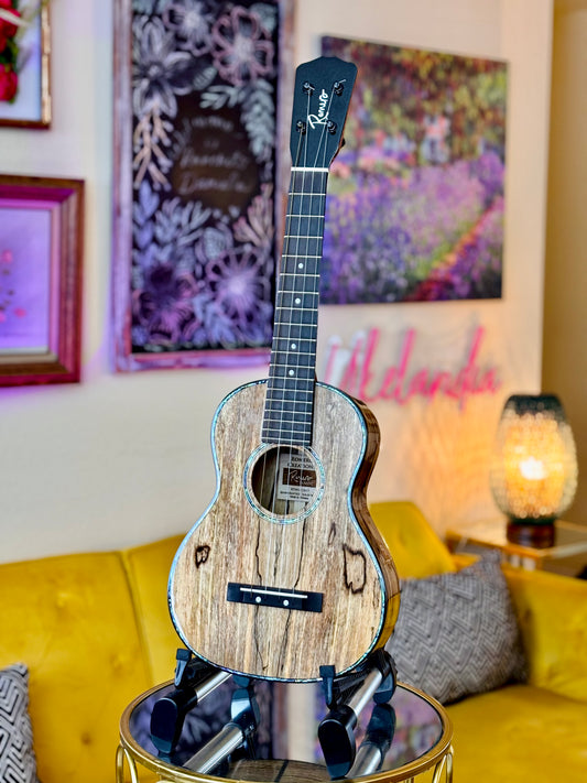 One-of-a-Kind Solid Mango Wood Signature Romero Tenor Ukulele Bundle