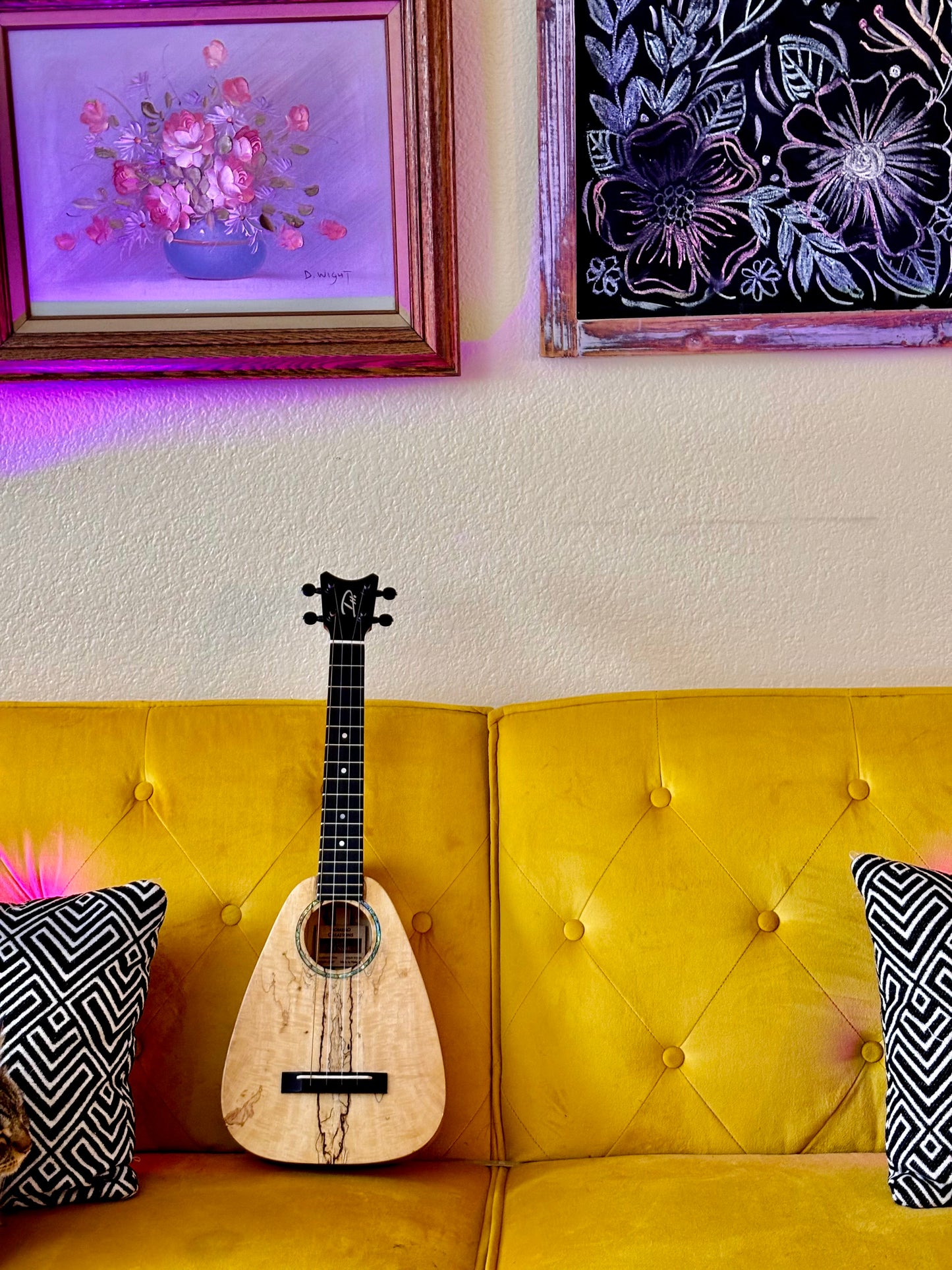 Romero Creations Daniel Ho Tiny Tenor – Solid Mango Low G Ukulele Bundle (Gig Bag + Humidifier + Free Shipping)