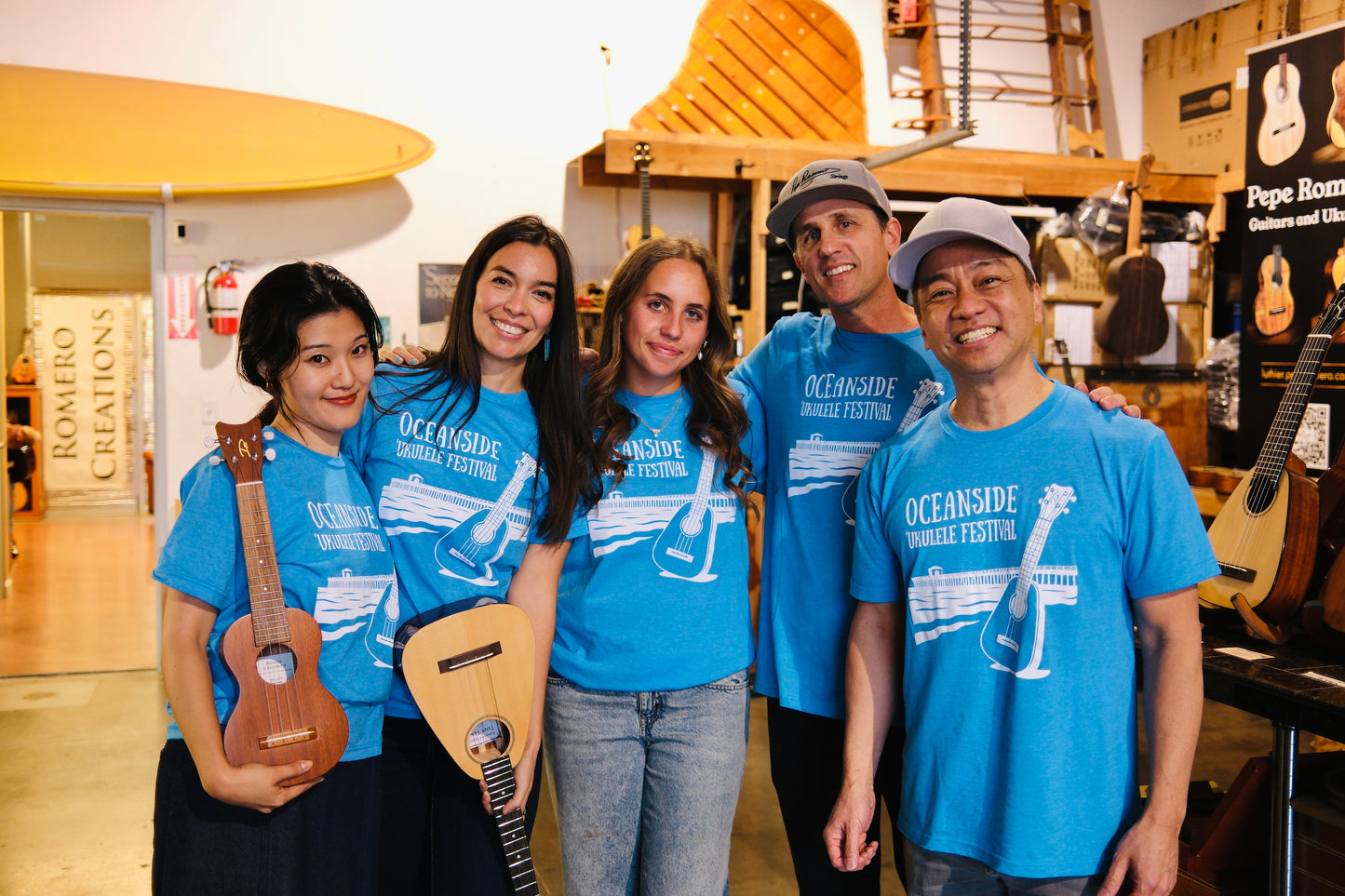 🎶 Oceanside Ukulele Festival – Inaugural T-Shirt 🎶