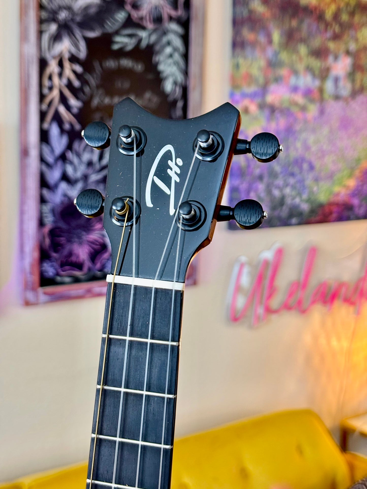 Romero Creations Daniel Ho Tiny Tenor – Solid Mango Low G Ukulele Bundle (Gig Bag + Humidifier + Free Shipping)