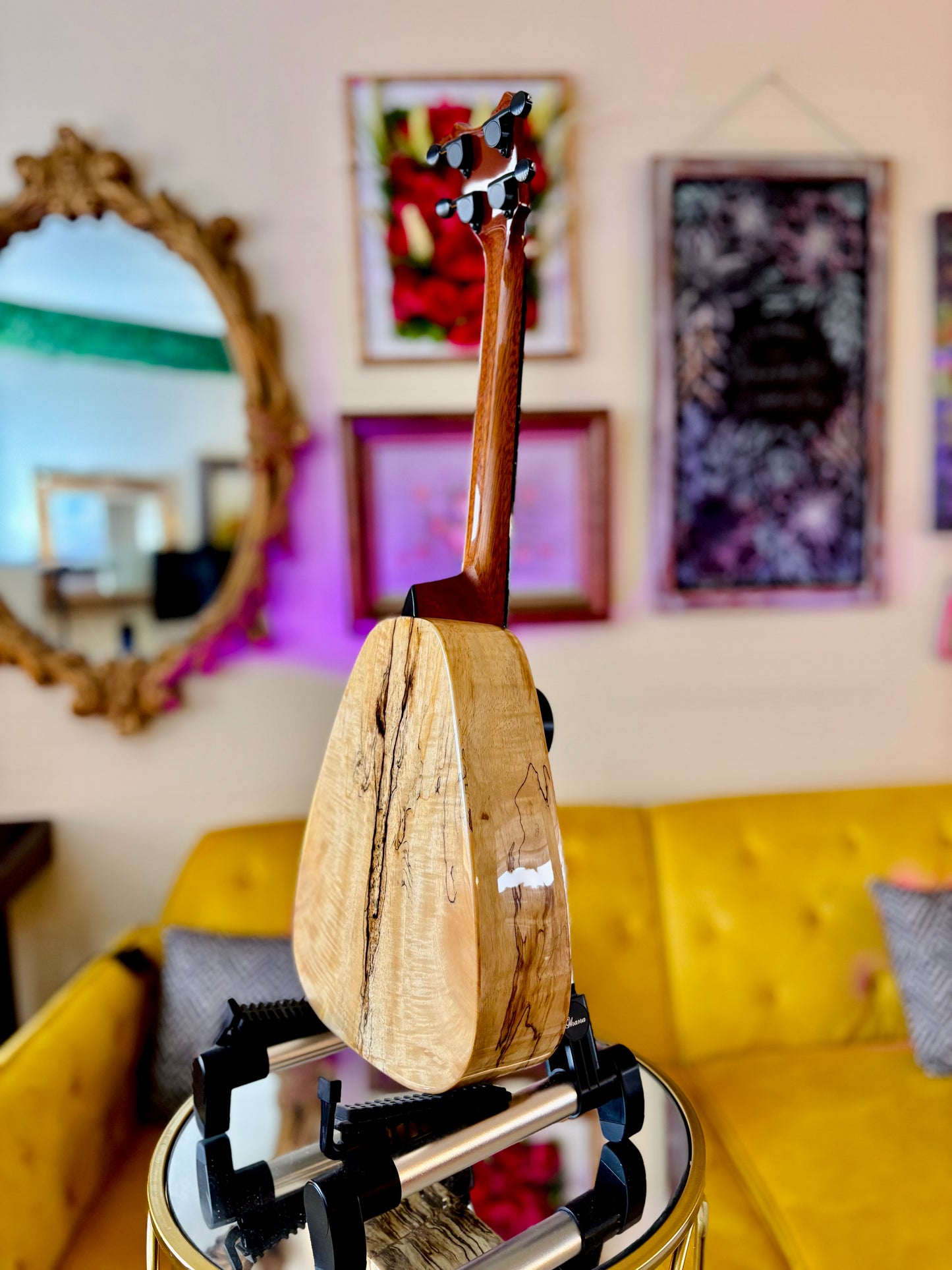 Romero Creations Daniel Ho Tiny Tenor – Solid Mango Low G Ukulele Bundle (Gig Bag + Humidifier + Free Shipping)