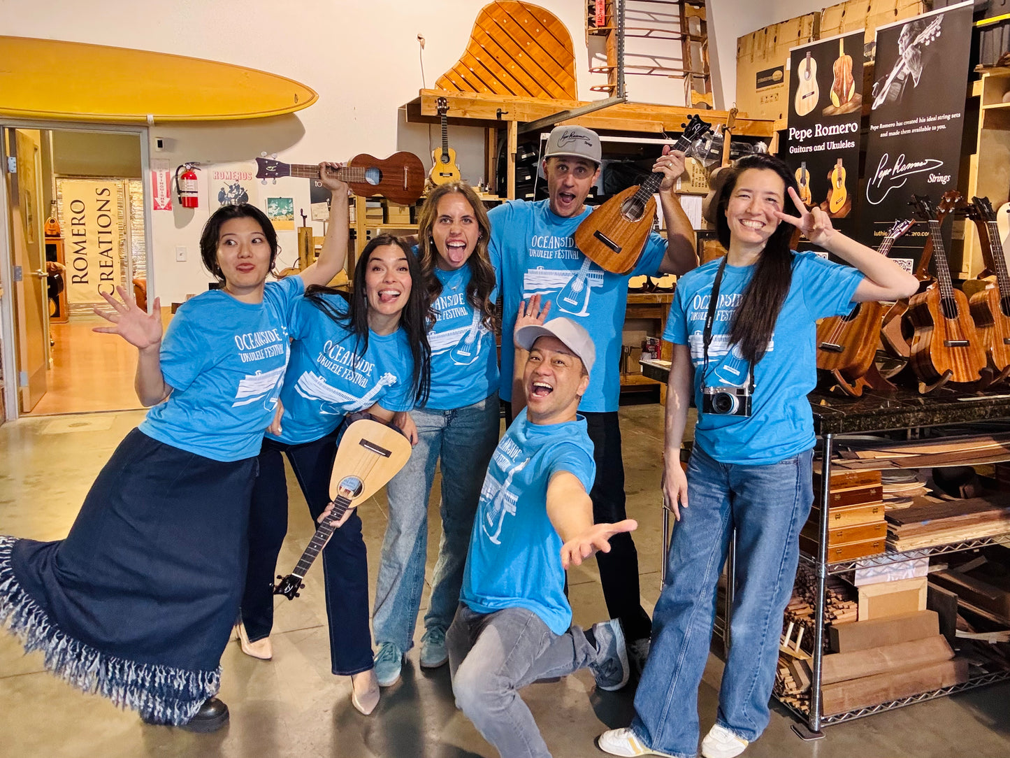 🎶 Oceanside Ukulele Festival – Inaugural T-Shirt 🎶